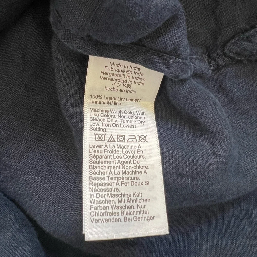 J.Crew Relaxed-fit Baird McNutt Irish Linen Shirtdress size Medium Tall …